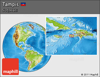 Physical Location Map of Tampis