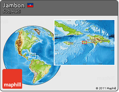 Physical Location Map of Jambon