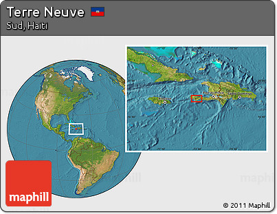 Satellite Location Map of Terre Neuve