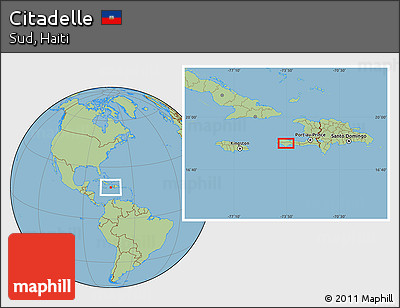 Savanna Style Location Map of Citadelle