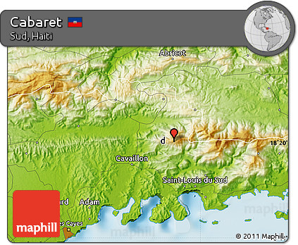Physical Map of Cabaret