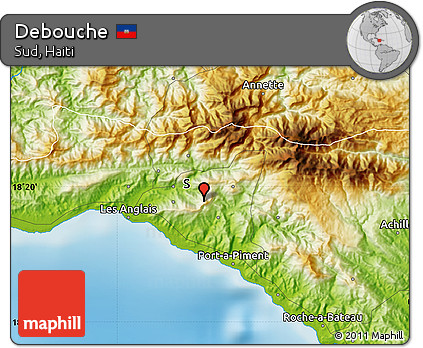 Physical Map of Debouche