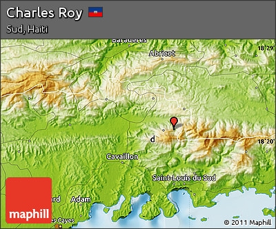 Physical Map of Charles Roy
