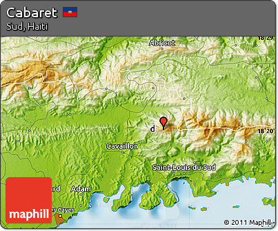Physical Map of Cabaret