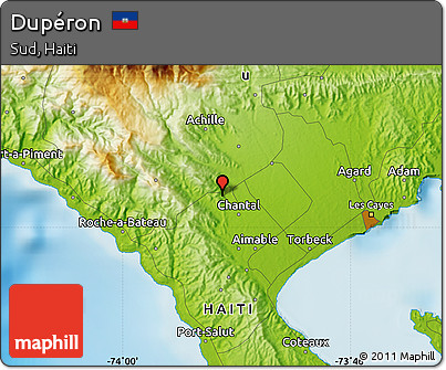 Physical Map of Dupéron
