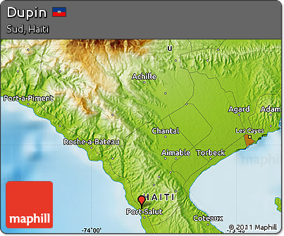 Physical Map of Dupin