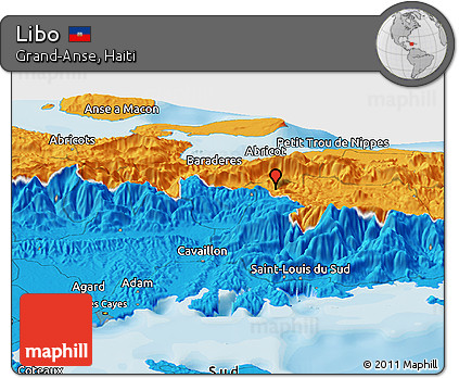 Political Panoramic Map of Libo