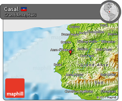 Physical 3D Map of Casal