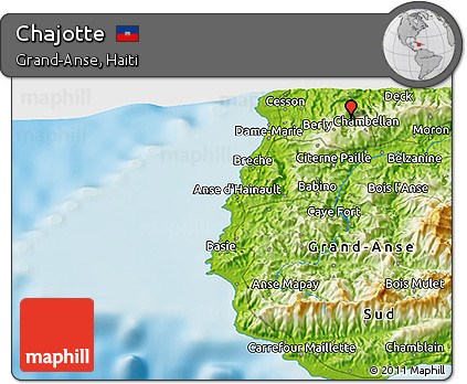 Physical 3D Map of Chajotte