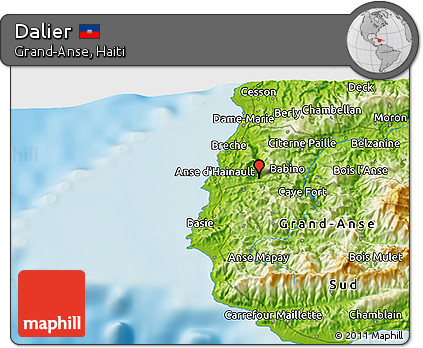 Physical 3D Map of Dalier