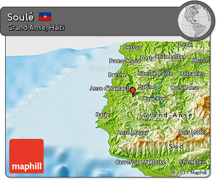 Physical 3D Map of Soulé