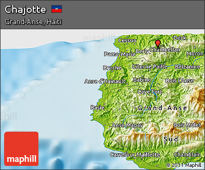 Physical 3D Map of Chajotte