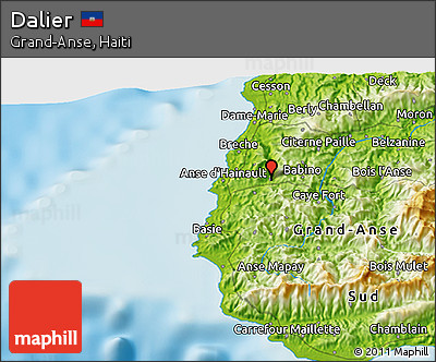 Physical 3D Map of Dalier