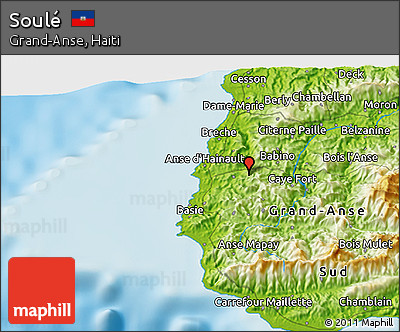 Physical 3D Map of Soulé