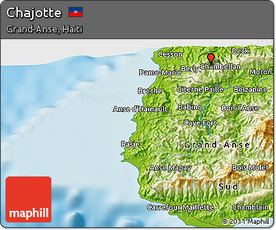 Physical 3D Map of Chajotte