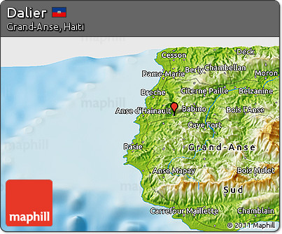Physical 3D Map of Dalier