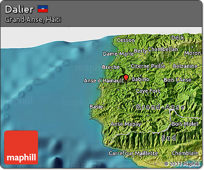 Satellite 3D Map of Dalier
