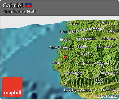 Satellite 3D Map of Gabriel