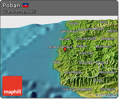 Satellite 3D Map of Poban
