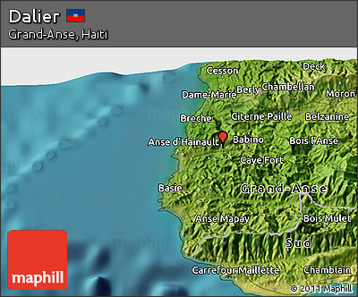 Satellite 3D Map of Dalier