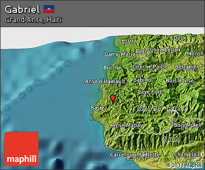 Satellite 3D Map of Gabriel