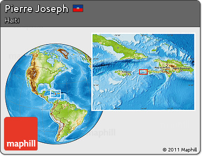 Physical Location Map of Pierre Joseph
