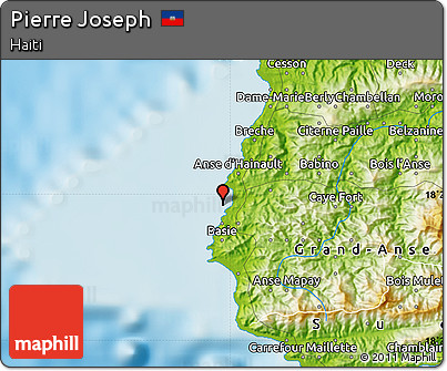Physical Map of Pierre Joseph
