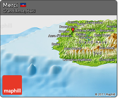 Physical Panoramic Map of Merci