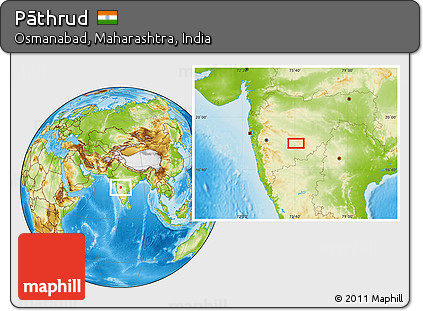 Physical Location Map of Pāthrud