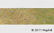 Satellite Panoramic Map of the area around 18° 21' 26" N, 75° 43' 29" E
