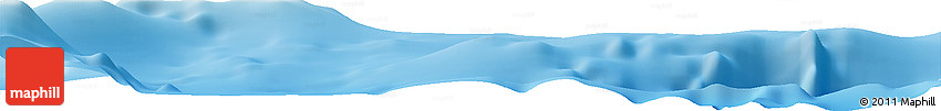 Shaded Relief Horizon Map of the Area around 18° 21' 26" N, 75° 34' 29" W