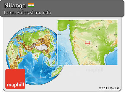 Physical Location Map of Nilanga