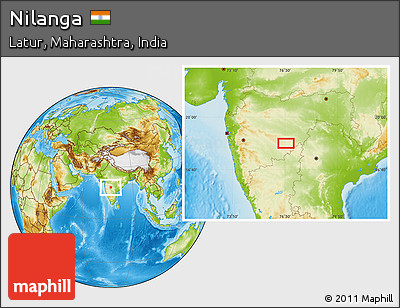 Physical Location Map of Nilanga