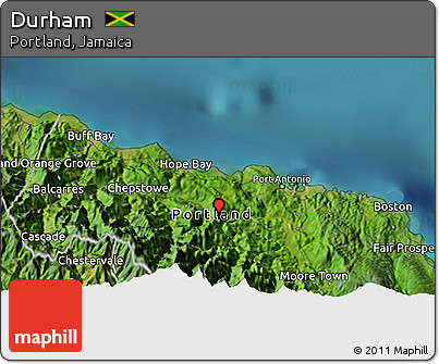 Satellite 3D Map of Durham