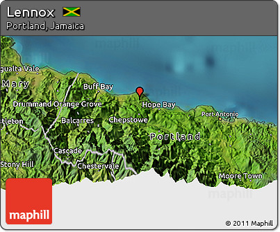 Satellite 3D Map of Lennox