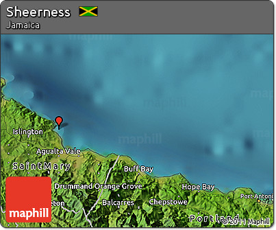 Satellite 3D Map of Sheerness