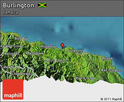 Satellite 3D Map of Burlington