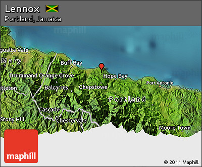 Satellite 3D Map of Lennox