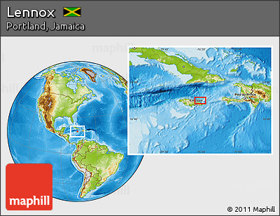 Physical Location Map of Lennox