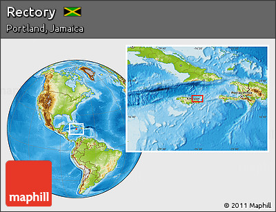 Physical Location Map of Rectory