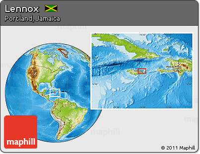 Physical Location Map of Lennox