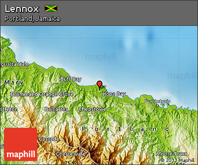 Physical Map of Lennox