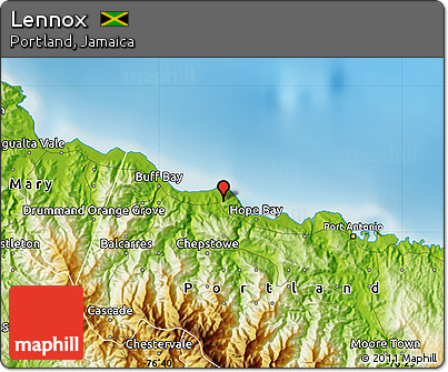 Physical Map of Lennox