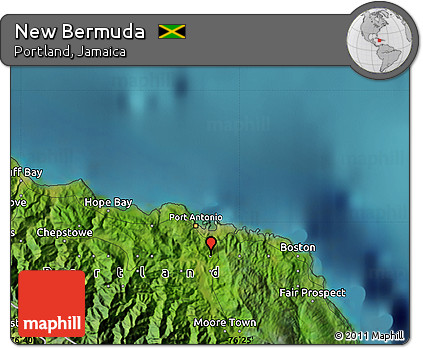 Satellite Map of New Bermuda