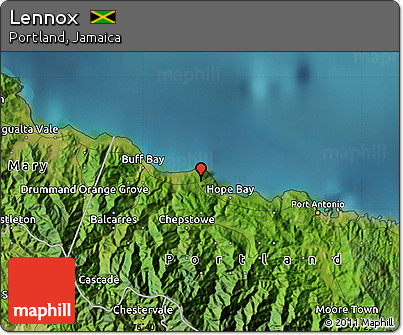 Satellite Map of Lennox
