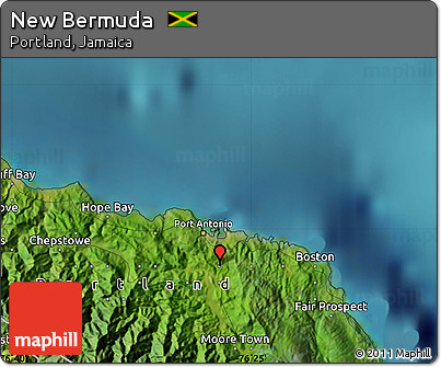 Satellite Map of New Bermuda