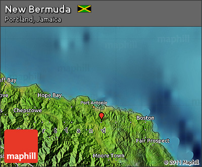 Satellite Map of New Bermuda