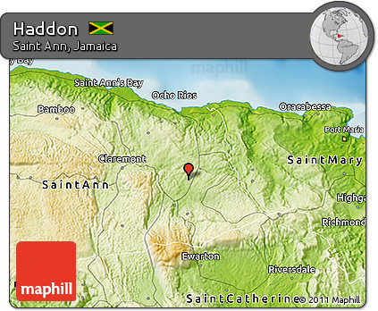 Physical 3D Map of Haddon