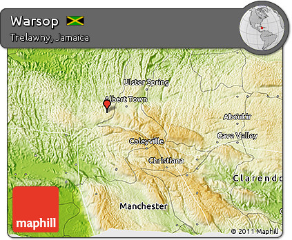 Physical 3D Map of Warsop