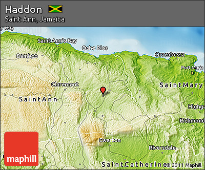 Physical 3D Map of Haddon